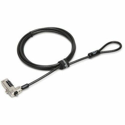 Kensington Slim N17 2.0 Serialized Combination Laptop Lock for Wedge-Shaped Slot