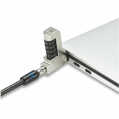 Kensington Slim N17 2.0 Serialized Combination Laptop Lock for Wedge-Shaped Slot