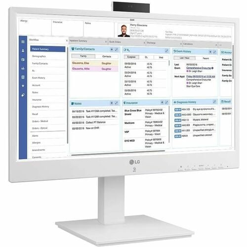 LG 24CR670NK6N All-in-One Thin Client Celeron N5105 Quad-core (4 Core) 2 GHz