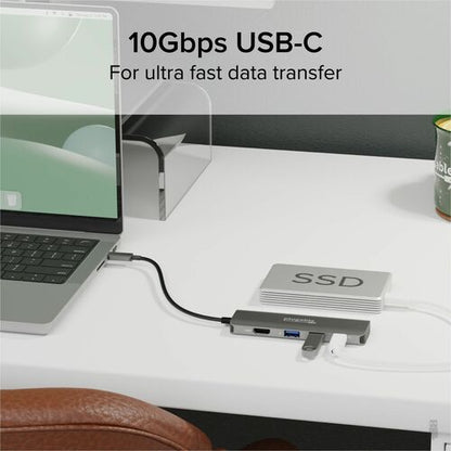 Adaptador multipuerto USB C Hub enchufable