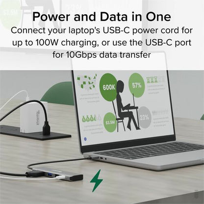 Adaptador multipuerto USB C Hub enchufable