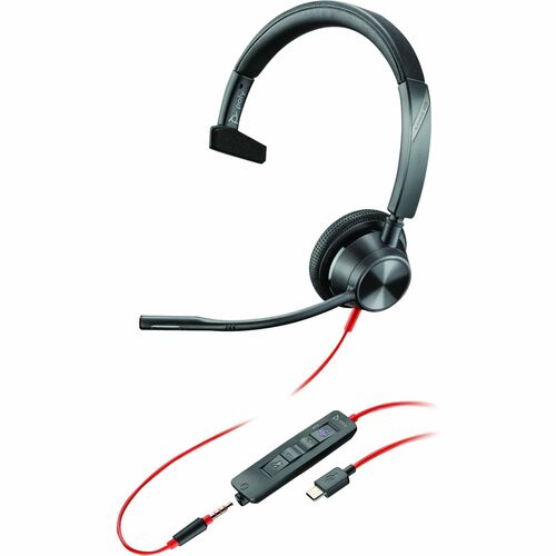 Poly Blackwire 3310 USB-C Headset TAA - Mono