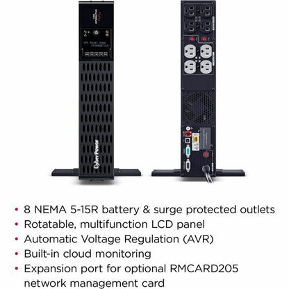 Cyber ​​Power CyberPower Smart App Sinewave PR1000RT2UC 1000VA Rack/Tower