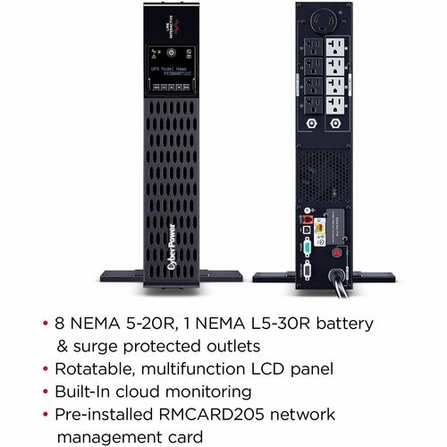 Cyber ​​Power CyberPower Smart App Sinewave PR3000RT2UC 3000VA Rack/Tower