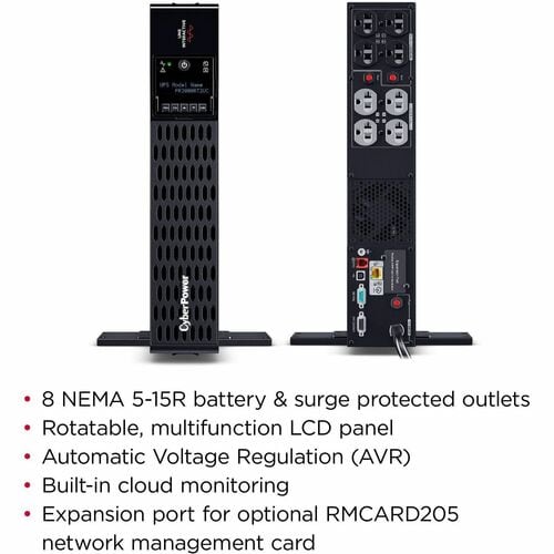 Sistemas UPS de onda sinusoidal con aplicación inteligente CyberPower PR1000RTXL2UC -