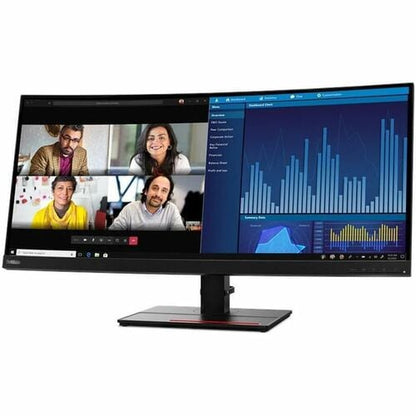 Lenovo ThinkVision P34w-20 34\" Class Webcam UW-QHD Curved Screen LED Monitor