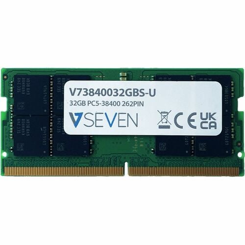 Module de mémoire SDRAM DDR5 V7 V73840032GBS-U 32 Go - Pour ordinateur portable - 32 Go