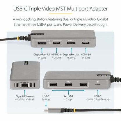 StarTech.com USB-C Triple