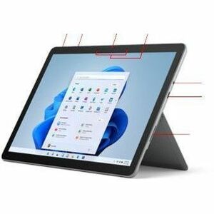 Microsoft Surface Go 4 Tablet - 10.5\" - 8 GB - 64 GB Storage