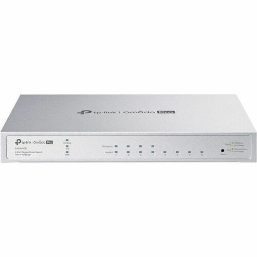 Switch inteligente OMADA Pro de 8 puertos Gigabit con 4 puertos PoE+