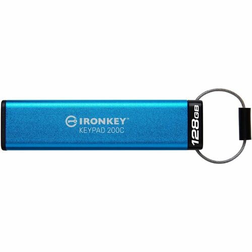 128GB USB-C IRONKEY KEYPAD 200C FIPS 140 3 LVL 3 AES-256