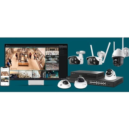 Cámara de red TP-Link VIGI C240 ​​de 4 megapíxeles - Color - Domo - 98,43 pies (30 m) de ancho