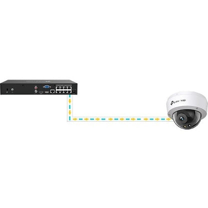 Cámara de red TP-Link VIGI C240 ​​de 4 megapíxeles - Color - Domo - 98,43 pies (30 m) de ancho