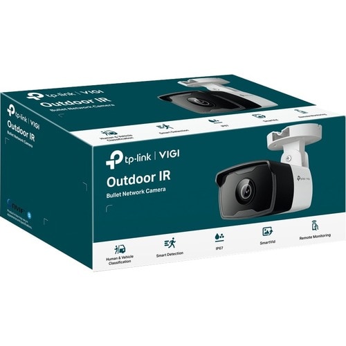 Cámara de red exterior TP-Link VIGI C340I de 4 megapíxeles - Color - Tipo bala - 98,43 f