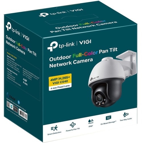 Cámara de red exterior TP-Link VIGI C540 de 4 megapíxeles - Color - Domo - Blanco - 98