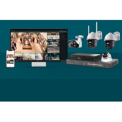 Cámara de red exterior TP-Link VIGI C540 de 4 megapíxeles - Color - Domo - Blanco - 98