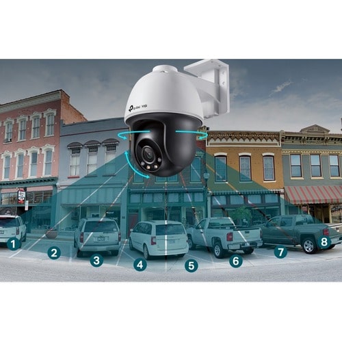 Cámara de red exterior TP-Link VIGI C540 de 4 megapíxeles - Color - Domo - Blanco - 98