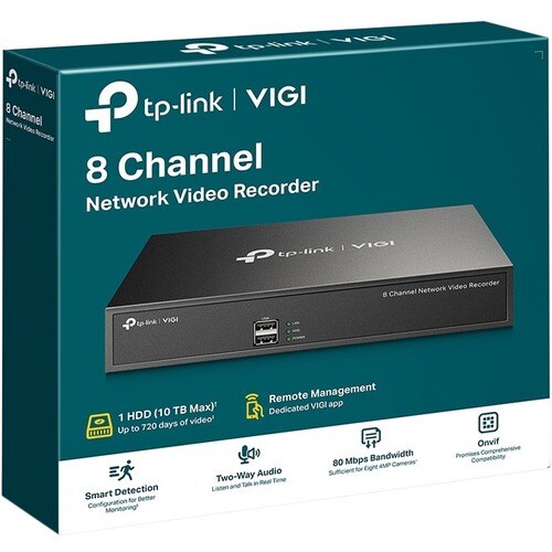 Grabador de vídeo en red TP-Link VIGI de 8 canales - Grabador de vídeo en red - HDMI