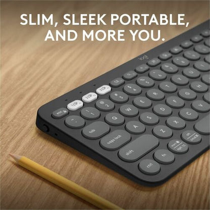 Clavier Logitech Pebble Keys 2 K380S, graphite tonal
