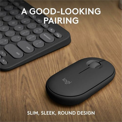 Clavier et souris Logitech Pebble 2 Combo - Clavier Bluetooth sans fil USB Type A