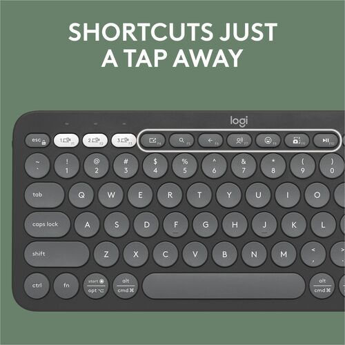 Clavier et souris Logitech Pebble 2 Combo - Clavier Bluetooth sans fil USB Type A