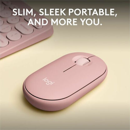 LOGITECH PEBBLE MOUSE 2 M350S TONAL ROSE MULTI 4