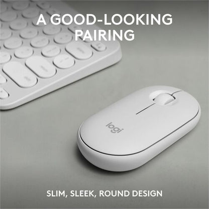 LOGITECH PEBBLE 2 COMBO BLANC TONAL MULTI 4