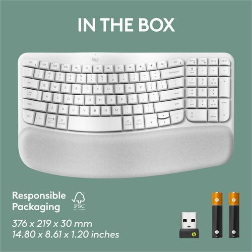 CLÉS LOGITECH WAVE BLANC CASSÉ MULTI 4