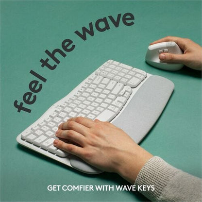 CLÉS LOGITECH WAVE BLANC CASSÉ MULTI 4