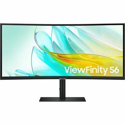 Samsung ViewFinity S6 S34C654UAN 34\" Class UW-QHD Curved Screen LCD Monitor - 21:9