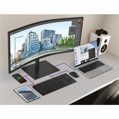 Samsung ViewFinity S6 S34C654UAN 34\" Class UW-QHD Curved Screen LCD Monitor - 21:9