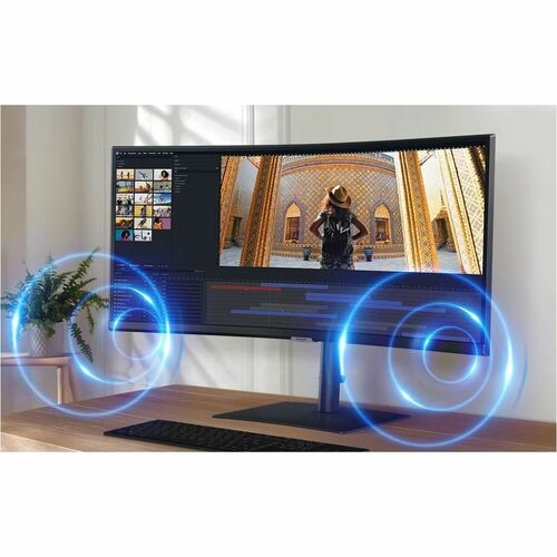 Samsung ViewFinity S6 S34C654UAN 34\" Class UW-QHD Curved Screen LCD Monitor - 21:9