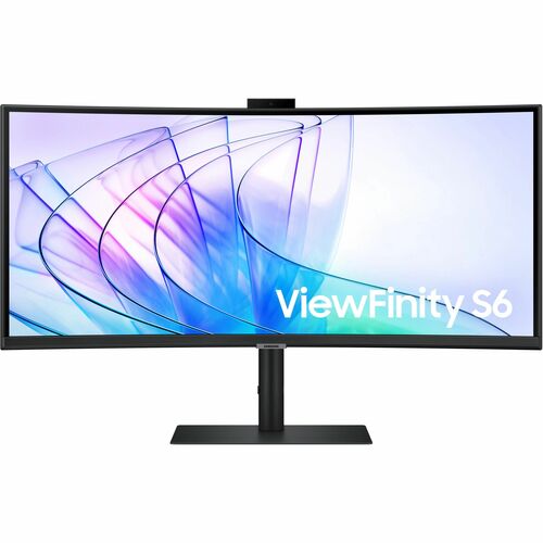 Samsung ViewFinity S6 S34C654VAN 34\" Class Webcam UW-QHD Curved Screen LCD Monitor