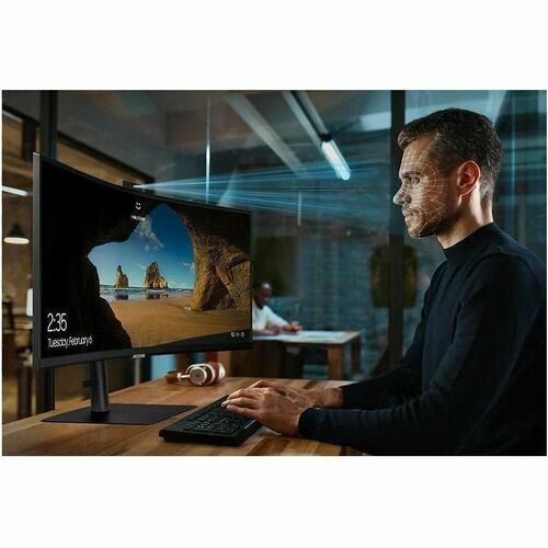 Samsung ViewFinity S6 S34C654VAN 34\" Class Webcam UW-QHD Curved Screen LCD Monitor