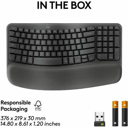 CLAVIERS LOGITECH WAVE POUR ENTREPRISE GRAPHITE