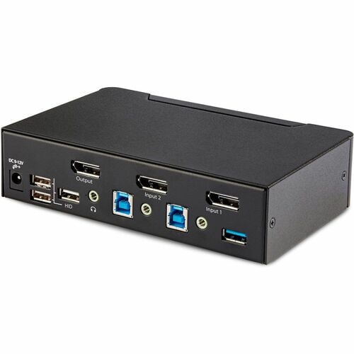 Commutateur KVM StarTech.com DisplayPort 1.4 à 2 ports, 8K 60 Hz / 4K 144 Hz, 2x