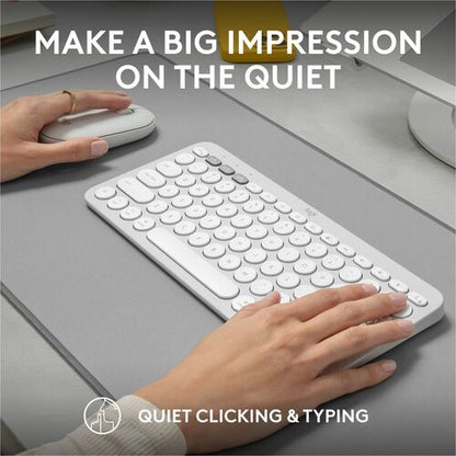 LOGITECH PEBBLE 2 COMBO FOR MAC TONAL WHITE MULTI 4