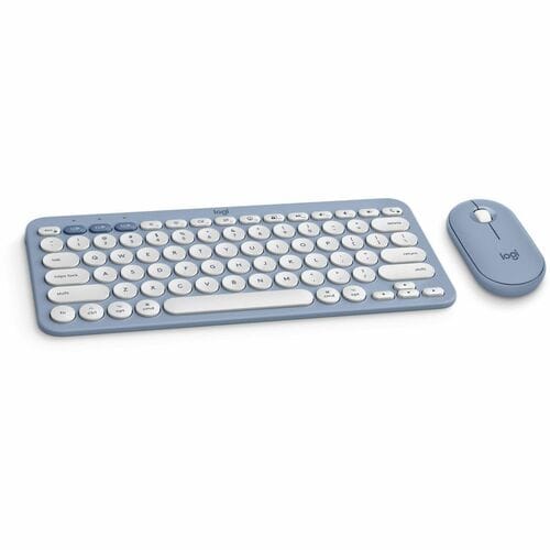 LOGITECH PEBBLE 2 COMBO POUR MAC BLEU TONAL MULTI 4