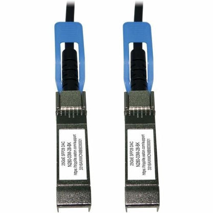 Tripp Lite by Eaton N280-03M-28-BK Twinaxial Network Cable - 9.8 ft (3 m) Twinax