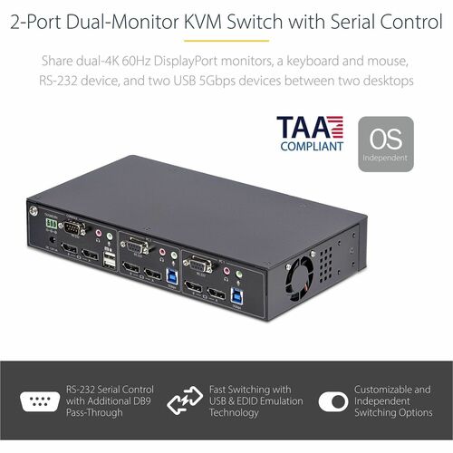 StarTech.com Adaptateur double 2 ports