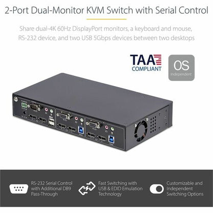StarTech.com Adaptateur double 2 ports