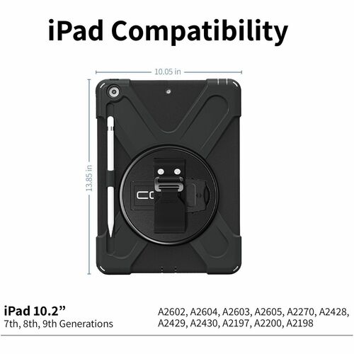 CODi Rugged Carrying Case for 10.2" (259.08 mm) Ap
