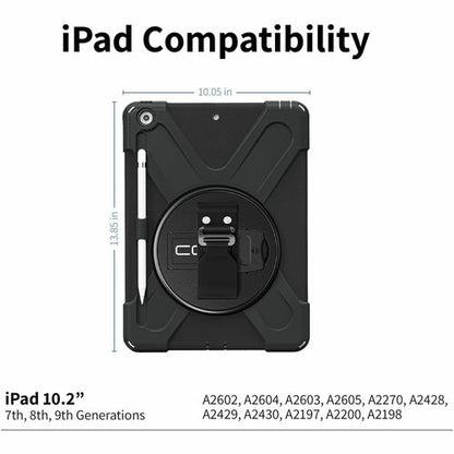 CODi Rugged Carrying Case for 10.2" (259.08 mm) Ap