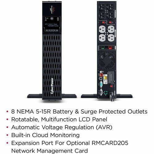 Sistemas UPS de onda sinusoidal con aplicación inteligente CyberPower PR1500RTXL2UC -