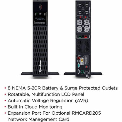Systèmes d'onduleurs à onde sinusoïdale CyberPower CyberPower PR2000RTXL2UC Smart App -