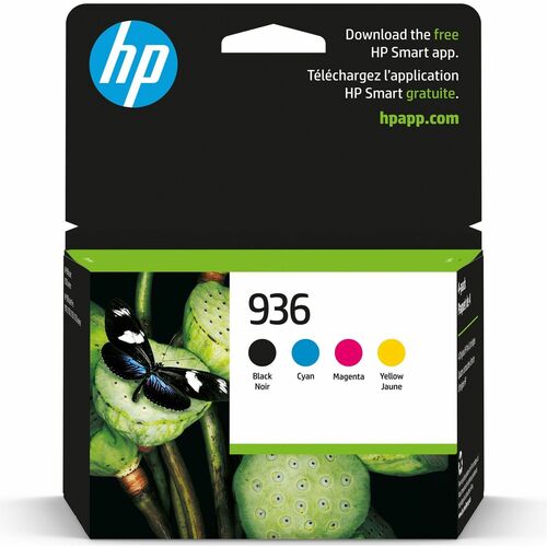 Cartouche d'encre jet d'encre d'origine HP 936 - CMJN - Lot de 4