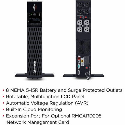 CyberPower CyberPower Smart App Sinewave PR750RT2UC 750 VA Rack/Tour
