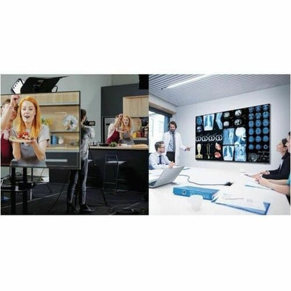 QBC SÉRIE 50 UHD 350 NIT IP5X CLASSÉ 16/7 2E GÉNÉRATION CONCEPTION B2B TIZEN