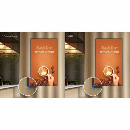 SÉRIE QMC 55 PO UHD 500 nits NON ÉBLOUISSANT CLASSÉ IP5X 24 h/24 et 7 j/7 2e GÉNÉRATION B2B