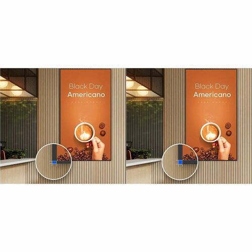 QMC SÉRIE 65 UHD 500 NIT ANTI-REFLET IP5X CLASSÉ 24/7 2E GÉNÉRATION B2B